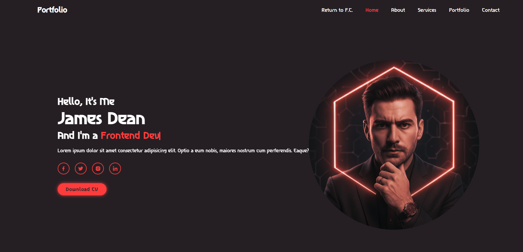 Preview of Serenity Space website